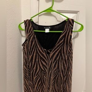 Venus shimmering cold shoulder top